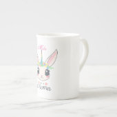 Cute unicorn konijn porselein kop (Voorkant rechts)