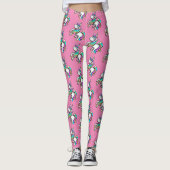 Cute Unicorn Leggings Roze (Voorkant)