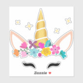 Cute Unicorn, Little Unicorn, Magic Unicorn Sticker (Vel)