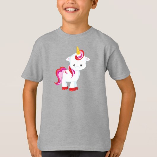 Cute Unicorn, Little Unicorn, Magic Unicorn T-shirt (Voorkant)
