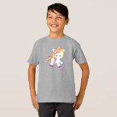 Cute Unicorn, Magic Unicorn, Kawaii Unicorn T-shirt (Voorkant volledig)