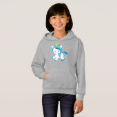 Cute Unicorn, Magic Unicorn, Snowflakes, Winter (Voorkant volledig)