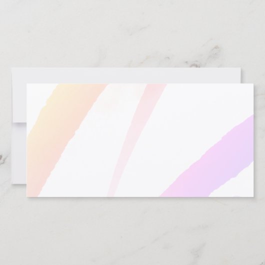 Cute Unicorn Magical Girl Birthday Foto Bedankkaart (Achterkant)