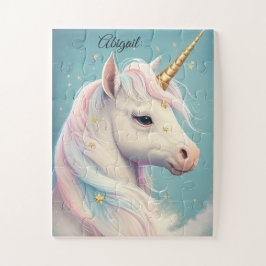 Cute Unicorn Magical Puzzle voor kinderen Legpuzzel