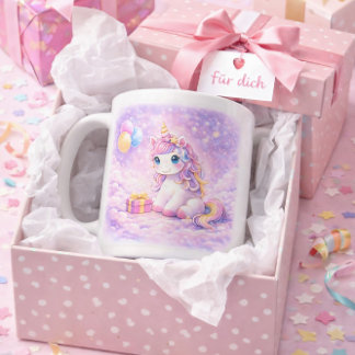 Cute Unicorn Mug for Birthday Girls              Koffiemok