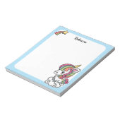 Cute Unicorn notitieblok (Linkerzijde)