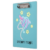 Cute unicorn-ontwerp klembord (Links)