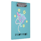 Cute unicorn-ontwerp klembord (Rechts)