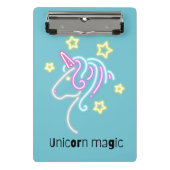Cute unicorn-ontwerp mini klembord (Voorkant)
