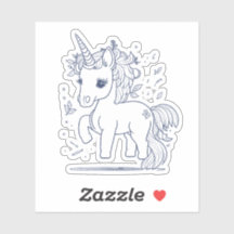 Cute unicorn-ontwerp