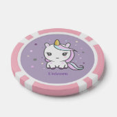 Cute Unicorn Paars Poker Chips (Enkel)