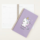 Cute Unicorn Paarse Planner (Display)