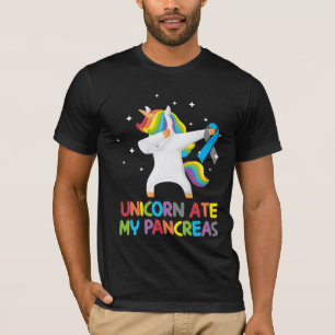 Cute Unicorn Pancreas Diabetisch Kind T-shirt