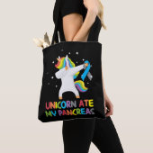 Cute Unicorn Pancreas Diabetisch Kind Tote Bag (Dichtbij)