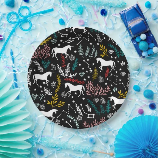 Cute Unicorn Paper Bord (Feest)