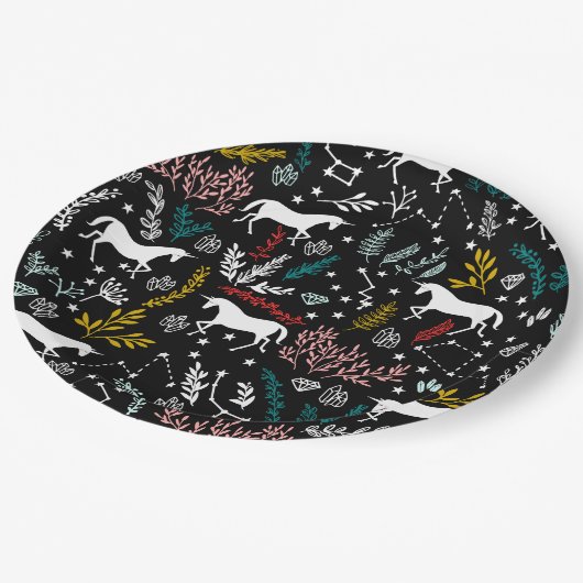 Cute Unicorn Paper Bord (Gekanteld)