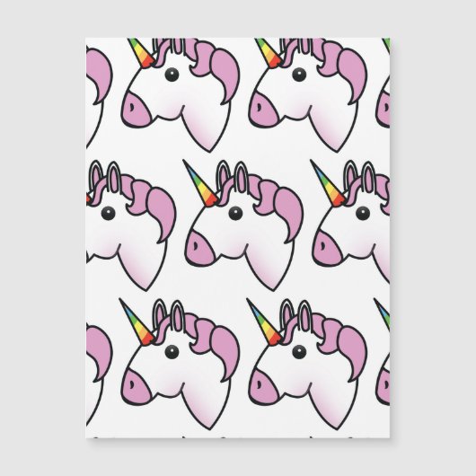 Cute Unicorn Pattern (Voorkant)