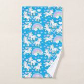 Cute Unicorn Pattern Bad Handdoek (Handdoek)