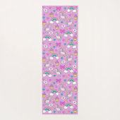 Cute Unicorn Pattern Yogamat (Achterkant)