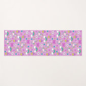 Cute Unicorn Pattern Yogamat (Voorkant (horizontaal))