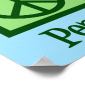 Cute Unicorn Peace Love Unicorns Poster (Hoek)