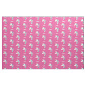 Cute Unicorn Personalized Pink Stof (Fat Quarter)