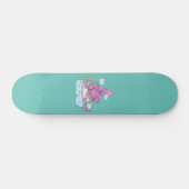 Cute unicorn persoonlijk skateboard (Horizontaal)