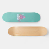 Cute unicorn persoonlijk skateboard (Horizontaal)