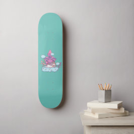 Cute unicorn persoonlijk skateboard