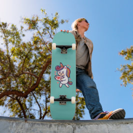 Cute unicorn persoonlijk skateboard