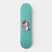 Cute unicorn persoonlijk skateboard (Voorkant)