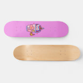 Cute unicorn persoonlijk skateboard (Horizontaal)