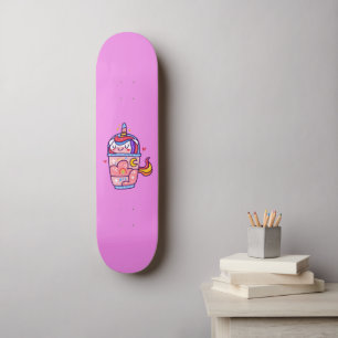 Cute unicorn persoonlijk skateboard