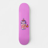 Cute unicorn persoonlijk skateboard (Voorkant)