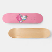 Cute Unicorn Persoonlijke Naam Persoonlijk Skateboard (Horizontaal)