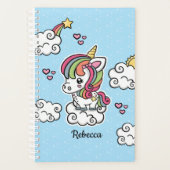 Cute Unicorn-planner Planner (Voorkant)