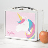 Cute Unicorn Polka Dot Personalized Girl (In situ)