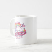 Cute Unicorn Poop Snoep Koffiemok (Voorkant links)