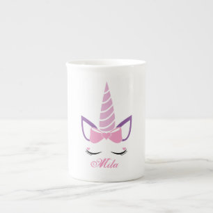 Cute unicorn porselein kop