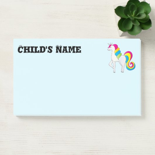 Cute Unicorn Post-it® Notes (Kantoor)
