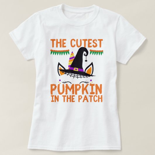 Cute Unicorn Pumpkin Halloween T-shirt (Design voorkant)