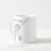 Cute Unicorn Rainbow Hot Chocolate Kind Mok (Voorkant links)