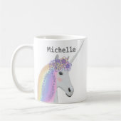 Cute Unicorn Rainbow Hot Chocolate Kind Mok (Links)