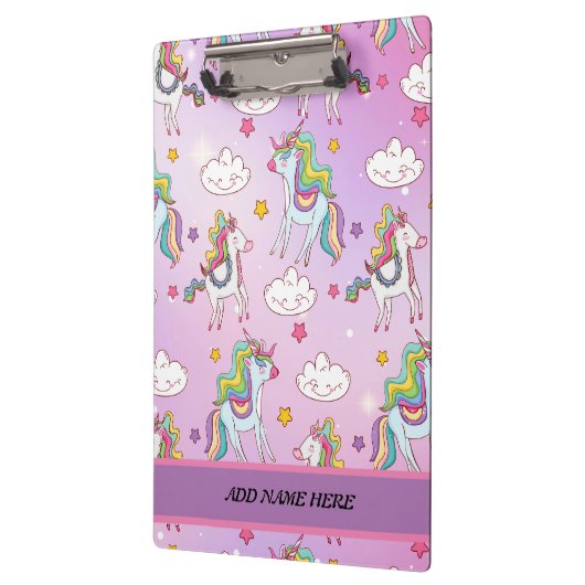 Cute Unicorn Rainbow Klembord (Links)