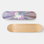 Cute Unicorn, Regenboog, Melkweg Persoonlijk Skateboard (Horizontaal)