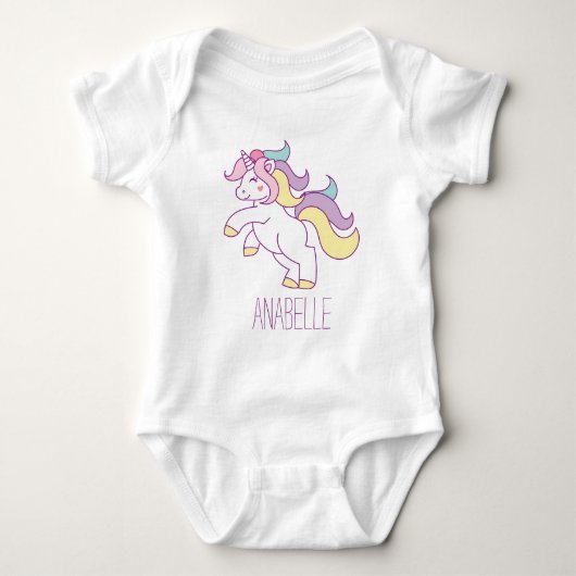 Cute Unicorn Romper (Voorkant)