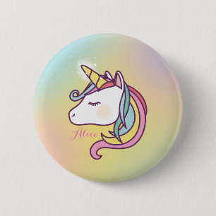 Cute Unicorn Ronde Button 5,7 Cm