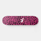 Cute unicorn roze luipaard persoonlijk skateboard (Horizontaal)