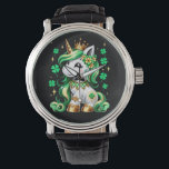 Cute Unicorn Shamrock St Patricks Day Horloge<br><div class="desc">Cute Unicorn Shamrock St Patricks Day</div>