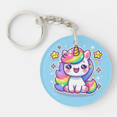 Cute Unicorn Sleutelhanger (Voorkant)